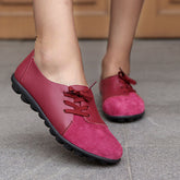 Retro Lightweight Soft Sole Comfortable Slip On Flats Oshnow